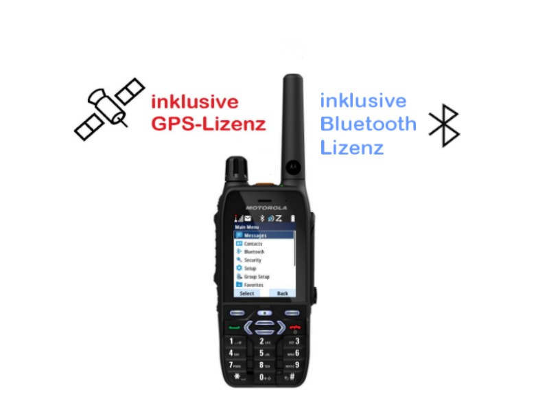 Handfunkgerät Motorola MXP600 inkl. GPS und Bluetooth